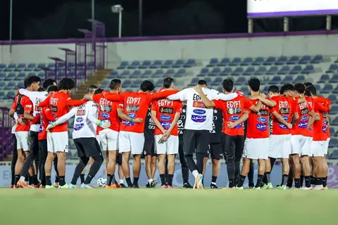 مشاركة صلاح محسن.. منتخب مصر ينهي تدريباته قبل ودية كاب فيردي (صور)